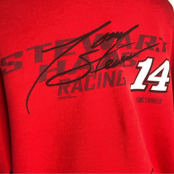 Men’s NASCAR Tony Stewart #14 Red Hoodie - Picture 11 of 12